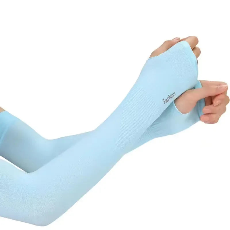 Men Women Cooling Sports Sleeve for Basketball Golf Football Sun Protection Arm Sleeve