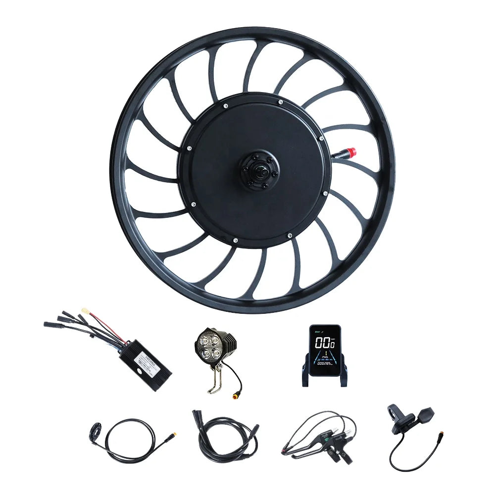 Best Price High-Speed 3000W/5000W/8000W Electric Bike Conversion Kits LCD Display Thumb Throttle 72V Lithium Battery Motor Sale