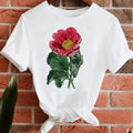 Custom logo Round Neck Oversized Women's Design Printed Pattern Plus Size T-shirt Soft Girl's T-shirt Plus Size Ladies Clothing