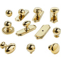 Gold Ball Handle for Cabinets Dressers Furniture Screws for Kitchen Use Surface Mounted Shoe Cabinet Handle-DropShipping