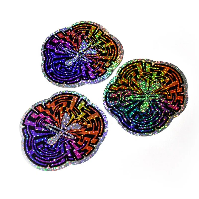 Custom Waterproof Die Cut Holographic Sticker