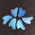 Opalite Facial Gua Sha Scraping Massage Tool Natural Jade Stone Heart Shape Board Scraper Tool