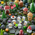 Alpaca Sheep Animal Figurines PVC Resin Fairy Cartoon Kids Bath Toys Bulk Various Sizes