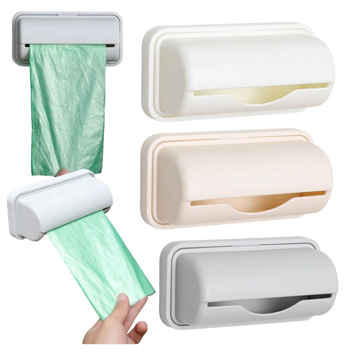 Garbage Bag Storage Box Containers Kitchen Plastic Garbage Bags Organizer Kitchen Garbage Bag Dispenser Storage Rack
