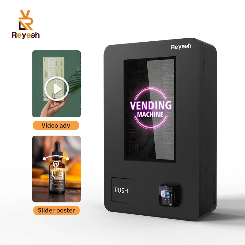 2024 Mini Vending Machine With Age Recognition Id Card Reader Wall Mounted Vending Machine