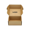Eco-Friendly 3-Layer Brown Kraft Corrugated Board Custom Shipping Boxes Recyclable Embossed for Consumer Electronics Industrial