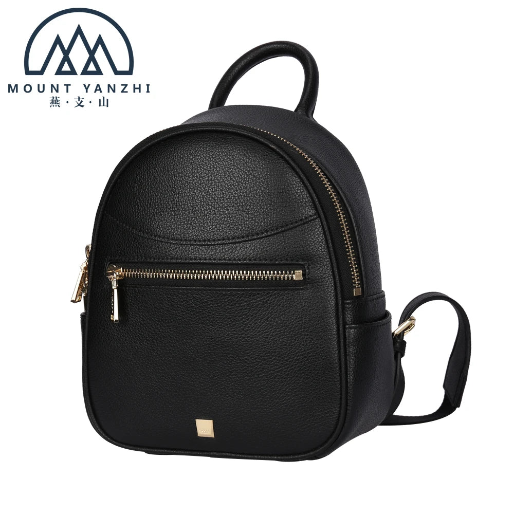 2025 Fashion Design Women's Travel Backpacks Ladies Large Capacity Genuine Leather Laptop Backpack