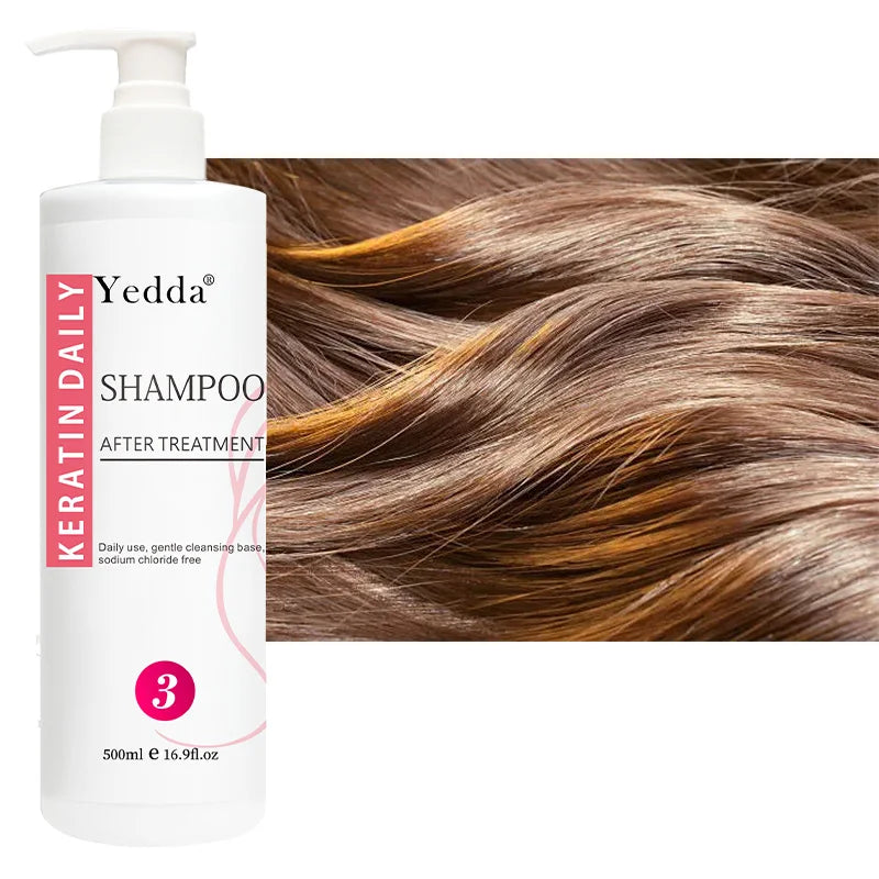 Own-brand Herbal Keratin Cream Shampoo-Anti-Frizz Anti-Dandruff Nourishing & Refreshing Cleanse