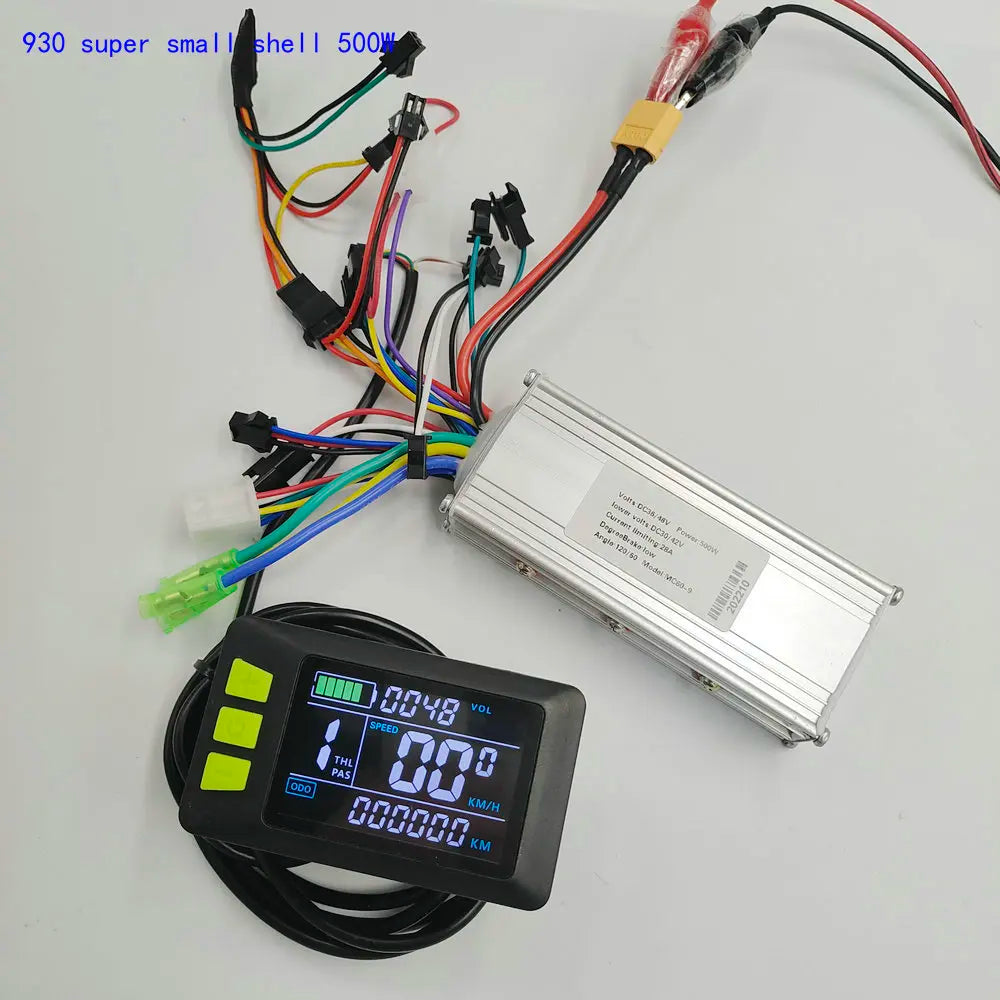 Electric Bicycle ACCESSARY Scooter DIY PART Vertical LCD Display 930 Instrument+ SWITCH+BLDC Controller 9mosfet 36v48v60v500W