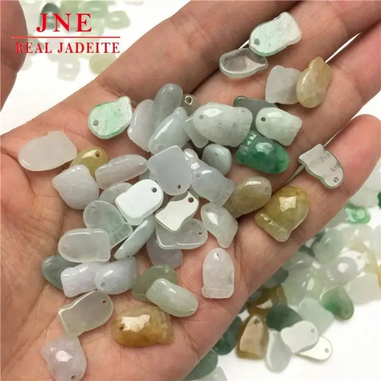 Colorful Little Feet a Goods Myanmar Accessories Pendant Emerald Jade Wholesale Ornament