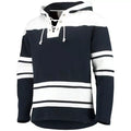 Wholesale Custom logo Ice Hockey Wear Sublimation Polyester Team Uniforms Pullover Hockey Hoodies Sweatshirts With Laces