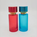 Wholesale 50ML Cylinder Spray Fine Mist Glass Perfume Bottle Screw Cap