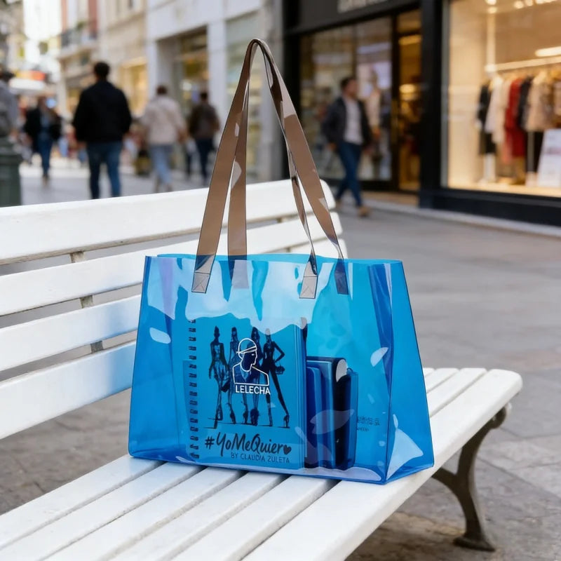 Custom Shoulder Handbag Eco-friendly PVC Summer Large  Beach Jelly Bags Luxury Ladies Women Hand Bags