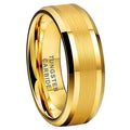 Factory Direct Sale Tungsten Rings Men's Fashion Gold Silver Wedding Bands Engagement Ring Jewelry Ring for Women