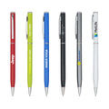 Promotion Wholesale Custom Stylus 1.0mm Black Ink Metal Ballpoint Pens With Custom Logo