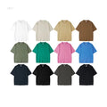Fashionable 100% Cotton Acid Wash T-shirt 285G Oversized Retro Mineral Wash Tshirt Heavy Relaxed Vintage Heavyweight T-shirt