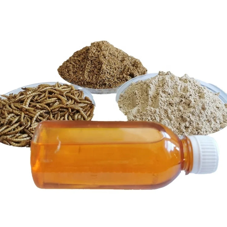 Sino Wholesale Bulk High-Protein Dried Mealworms Powder Natural Flavor Skin Coat Health Chicken Reptiles Bird Feed Dry Food