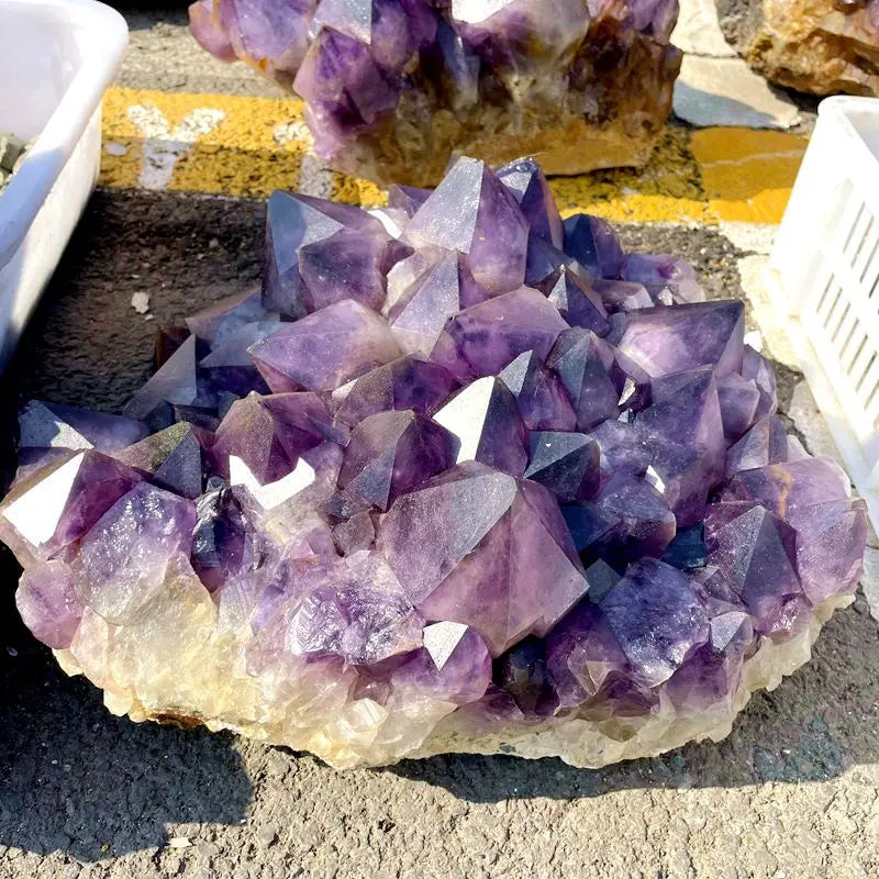Hot Sale Large Amethyst Cluster Flower Natural Raw Rough Amethyst Cluster for Decoration