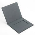 Custom Rigid Book Shape Black Cardboard Packaging Credit Vip Card Gift Box