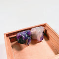 HZ Amethyst Carved Lords Ganesha Idol 1 Inch Ganesha Gemstone Idol Sculpture