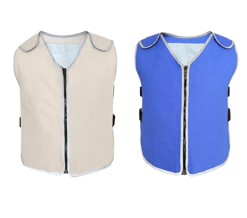 Summer Hot Sale Cooling Vest with Ice Packs Breathable Outdoor Cool Ice Vest Heat Resistant Heatstroke Prevention Cooling Vest