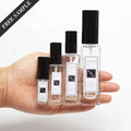5 10 20 30 50 100 Ml Custom Empty Botol Perfume Bottles Luxury Refillable Portable Mini Travel Sample Perfume Glass Bottle MegaBDM