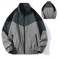 Autumn Men's Lightweight Varsity Bomber Jacket Full Zipper Stand Collar Patchwork Windbreaker Chaqueta Para Coach Jackets