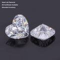 Starsgem HPHT CVD Lab Diamonds Loose Heart Shape 3 Carats E Color VVS VS Lab Grown Diamond