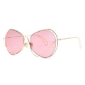 New  Gafas De Sol With Irregular Curved Metal Structure Women'S Unique Stylish Sunglass Luxury Sunglasses Supplier