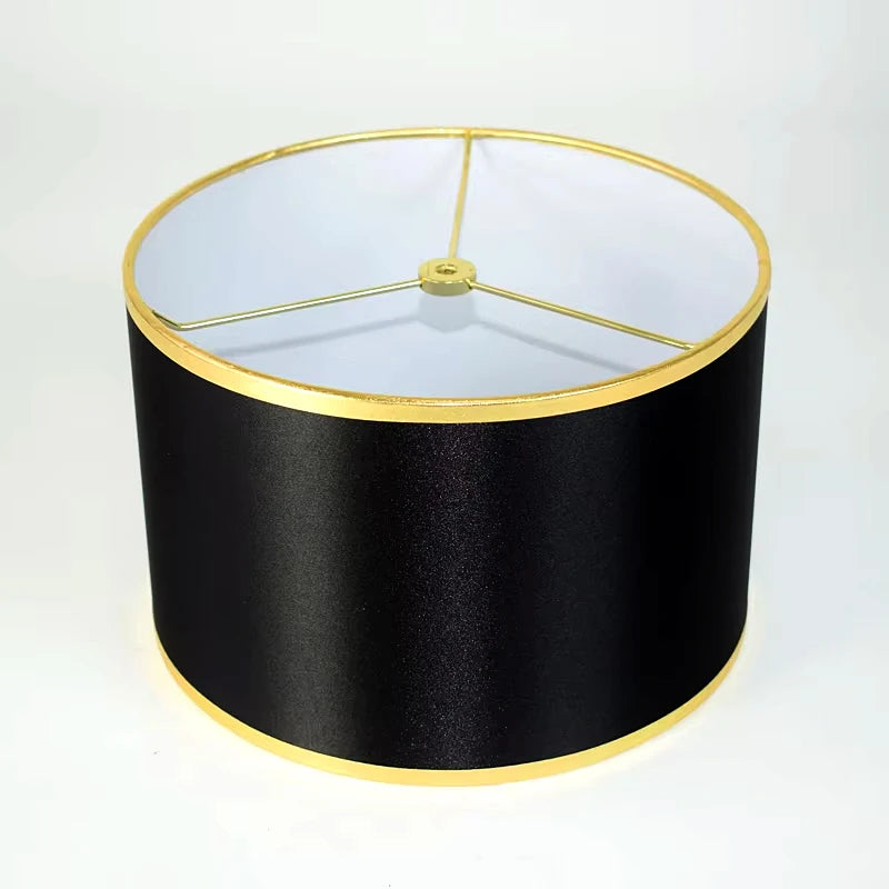 Wholesale Terylene Cotton Fabric for Lampshade Black Chinese Coastal Traditional Mediterranean European Scandinavian French