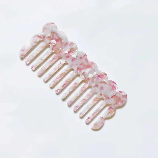 DIY Modern Cellulose Acetate Hair Comb Buy New Custom logo Plastic Jewelry Women Comb for Hair Pick Different Types of Hair Combs