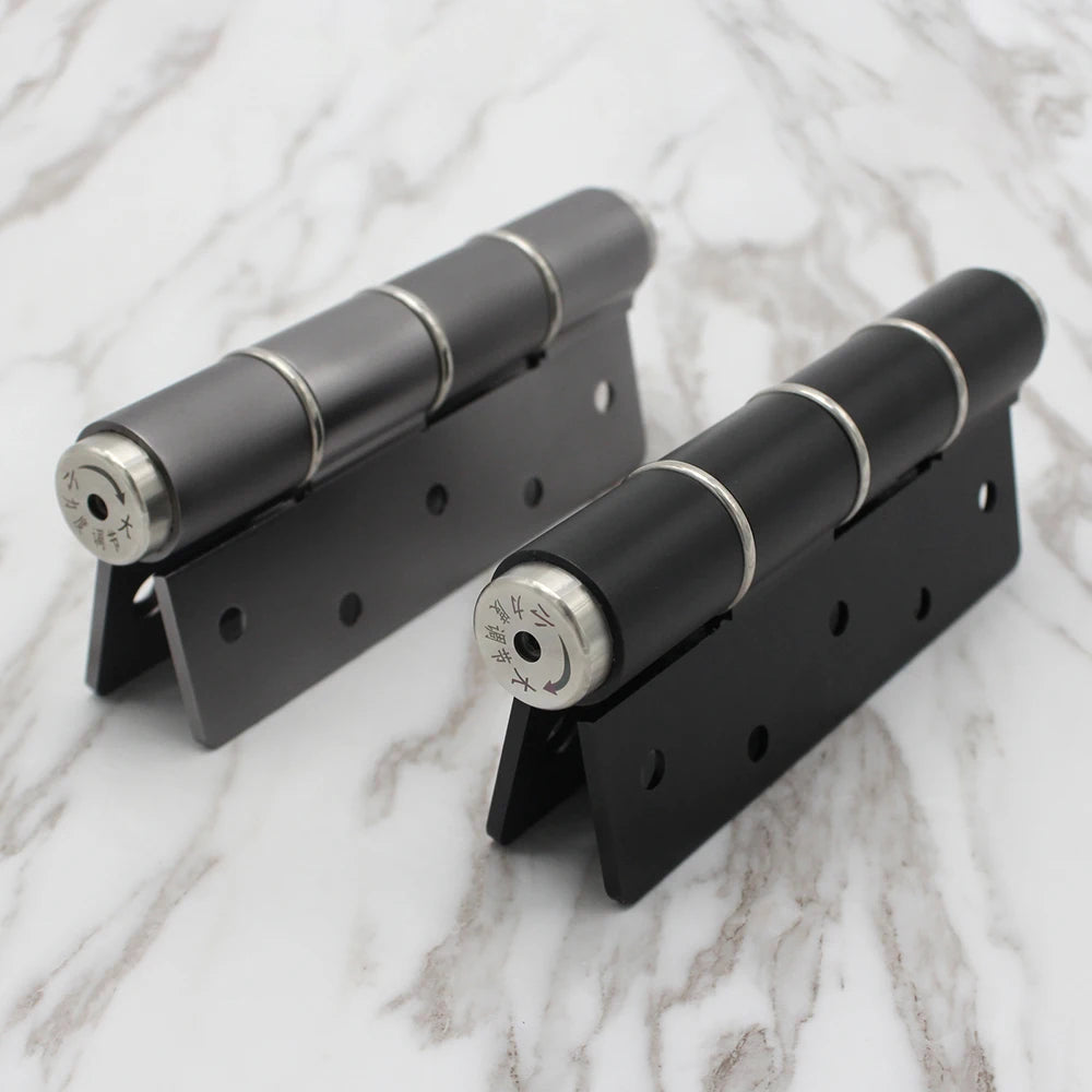 Aluminum Grey Multi Functional Door Closer Cushion Position Hinge Hydraulic Door Hinge