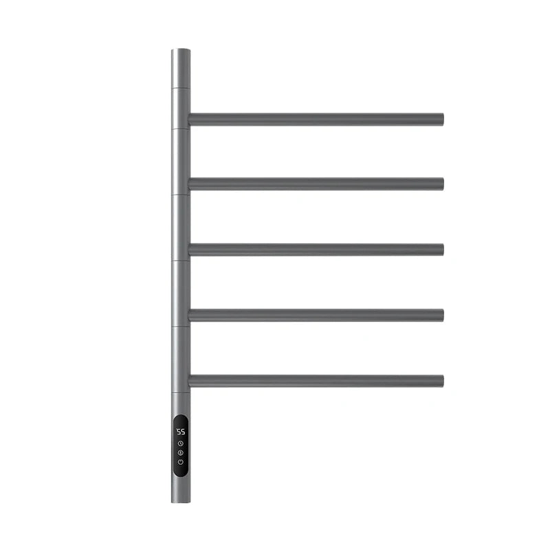 Electric Towel Rails Steel Toilet Rotating Steel Bathroom Heated Towel Rack Electric Towels Warmer Rack Heated bar