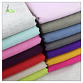 Low MOQ Cheap Free Sample Woven Eco-Friendly Plain 150gsm Lightweight Soft White 55% Linen 45% Cotton Blend Fabric Girls Shirt