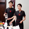 Waiter Waitress Jackets for Restaurant Hotel bar Kitchen Uniforms for Waiter With logo Uniform Restaurant Waiter