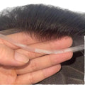 Best Quality Wholesale Indian Remy Virgin Hair System for Swiss Lace Toupee for Men PU Technique Hair Replacement