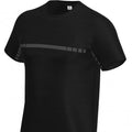 Hot-Selling New Woven Hip Hop Men's Short Sleeve T-Shirt Quick-Dry Breathable Running Training Top