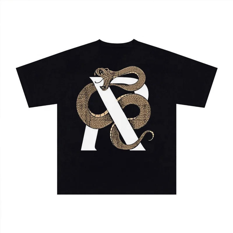 Custom Summer Printed Tee Shirt for Men Oversize Knitted Fabric Comfortable Over Size Tee Shirts