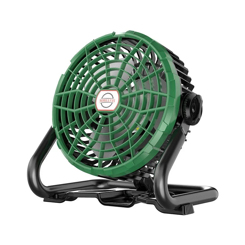 Rechargeable LED Light Fan with 10L Capacity Long-Life Lithium Battery Portable for Outdoor Camping Dormitory and Tent