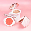 Private Logo Vegan Blush Makeup Highlighter Powder Glow Face Illuminating Pressed Makeup with Mineral Ingredient