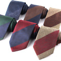 Wholesale Fashion Striped Neck Ties for Men Wedding Business Skinny Slim Necktie Cravat Cheap Custom Tie Formal Suit Accessories