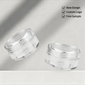 Factory Direct 2g 5g15g Empty Plastic Cosmetic Makeup Jar Pots Transparent Sample Container Eyeshadow Cream Lip Balm Jars