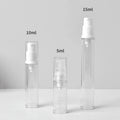 5ml 10ml 15ml Empty Small Travel Refilled Airless Spray Lotion Pump Bottle Skincare Cosmetic Packaging