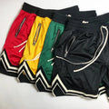 Wholesale Hot Selling Breathable Quick Dry Baggy Polyester Mesh Basketball Shorts Men With Zip Pockets