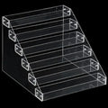 6 Tier Display Clear Acrylic Showcase for Cosmetics