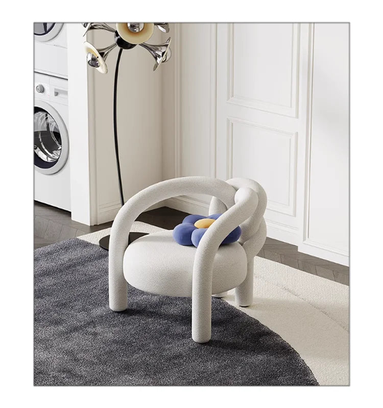 Well Selling Furniture Luxury Modern Design Living Room Furniture Single Sofa Armchair Fabric High Density Sponge Accent Chairs