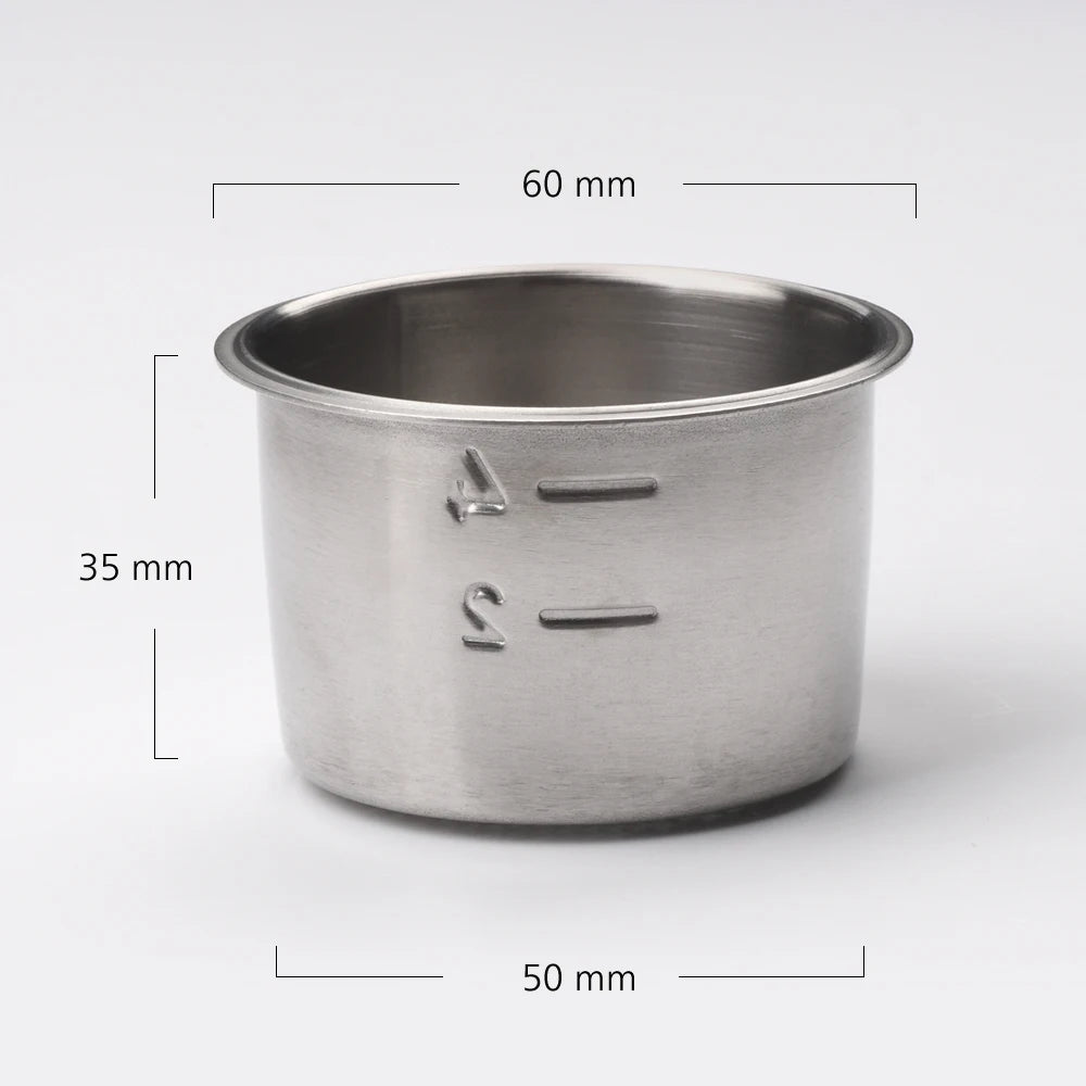 Coffee Filter 304 Stainless Steel 51mm 4 Cups Coffee Filter Baskets Useful Coffee Tool