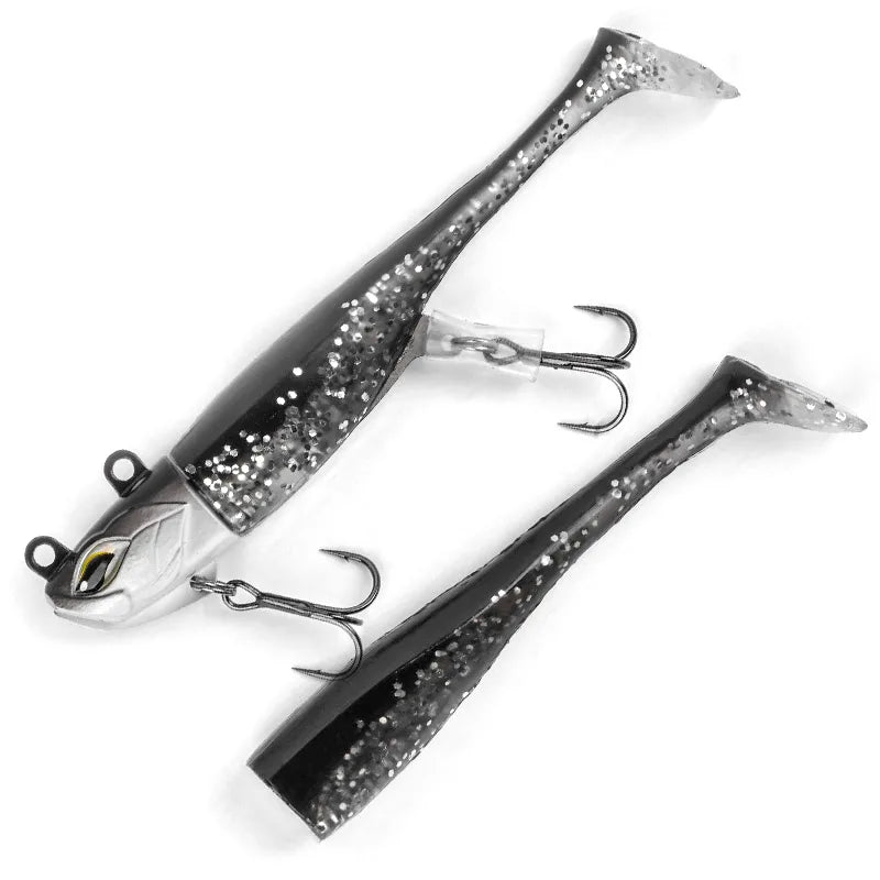 NOEBY 1oz Stream Jig Head Soft Lead Lure