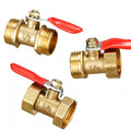 Brass Mini Shut Off Ball Valve 1/8" 1/4'' 3/8'' 1/2'' Female to Male BSP Threaded Air Water Oil Flow Control Plumbing Fitting