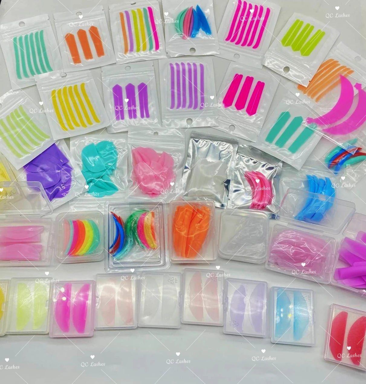 Private Label S/M/L Lash Perm Pad Washable Curler Recycle Eyelash Lifting Tool shields Accessories Soft Silicone Rods Lash Lift